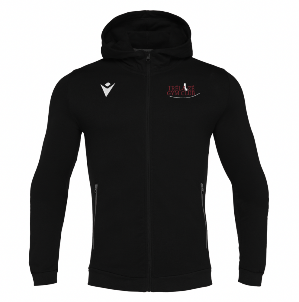 Macron Veste cello noir logo coeur brodé | Image 1