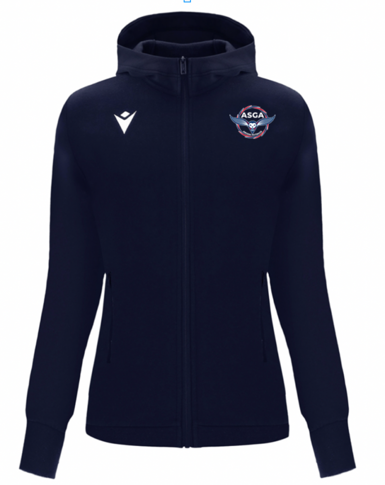 Macron Veste femme drum navy logo brodé | Image 1