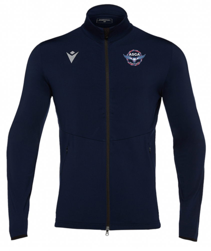 Macron Veste technique harvey navy logo coeur et dos s | Image 1