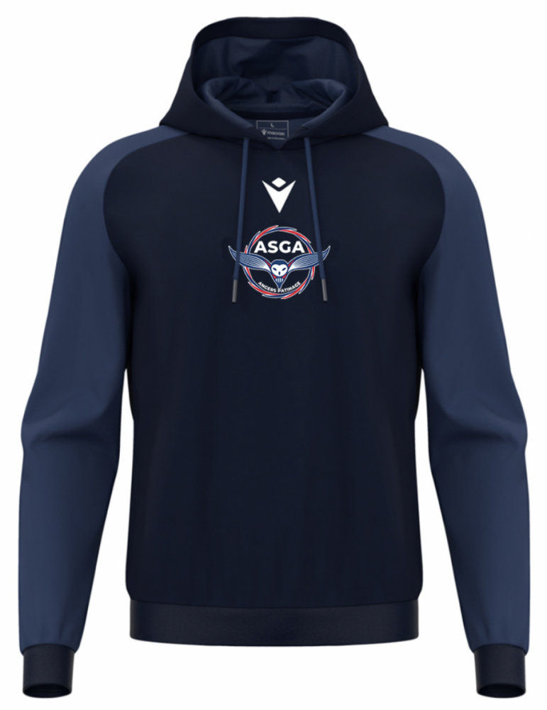 Macron Sweat capuche horn navy logo s | Image 1