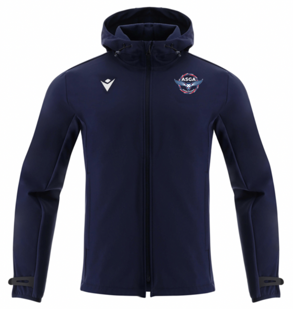 Macron Softshell himalaya navy logo brodé | Image 1