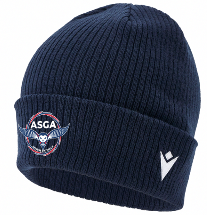 Macron Bonnet zima navy senior logo brodé | Image 1