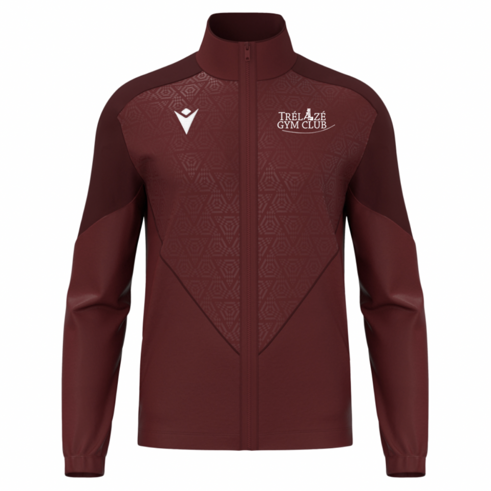 Macron Veste poseidon grenat logo coeur + dos s | Image 1