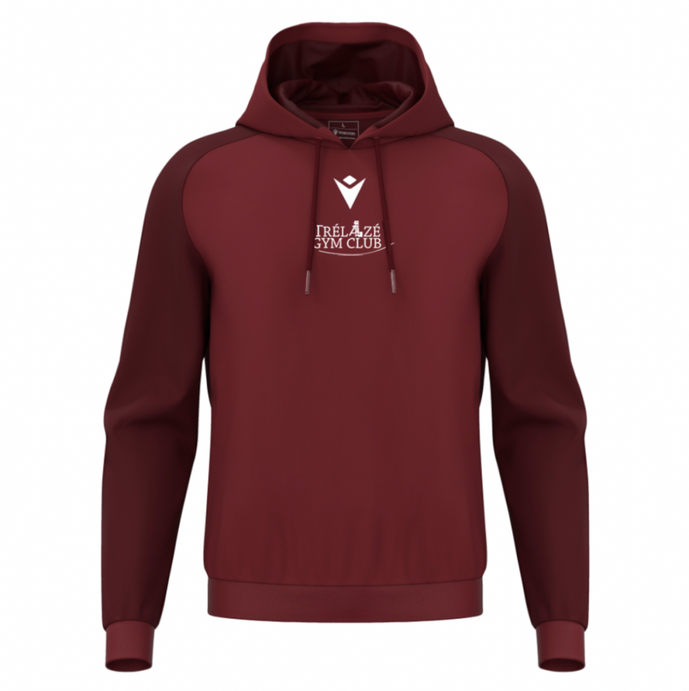 Macron Sweat capuche horn grenat logo coeur s | Image 1