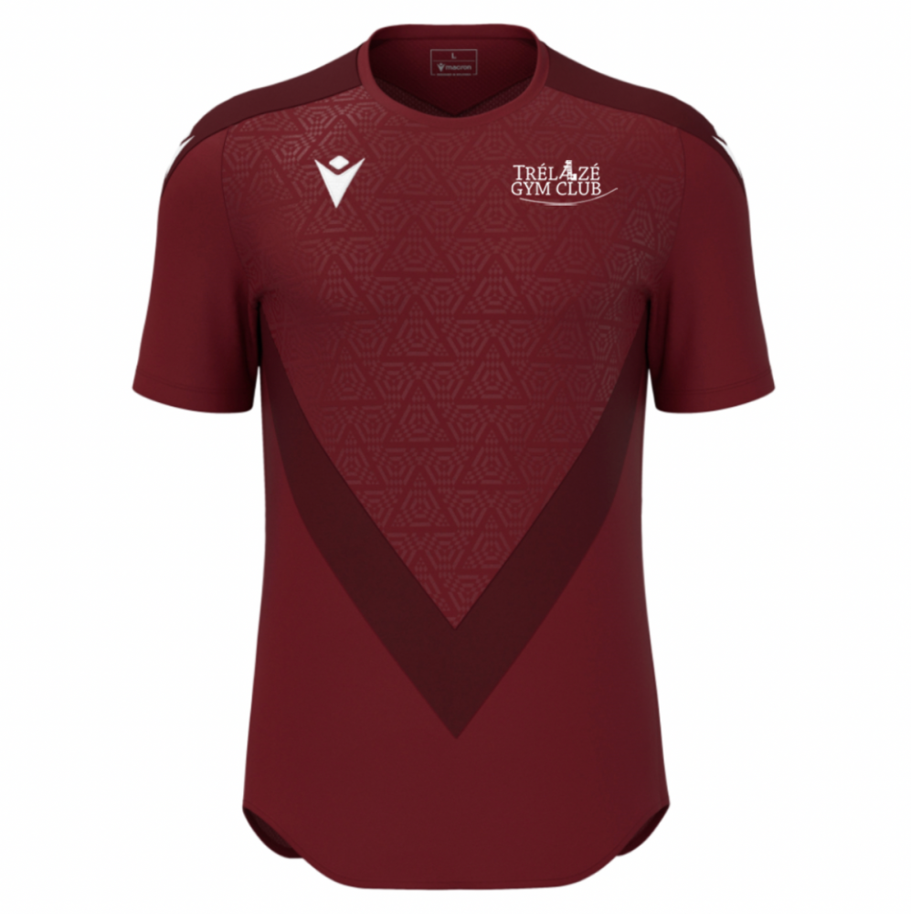 Macron Maillot wisp grenat logo coeur s | Image 1
