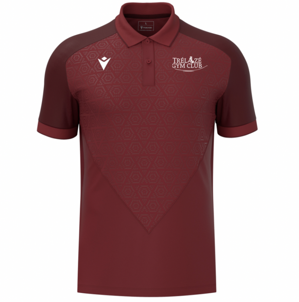 Macron Polo baldwin grenat logo coeur s | Image 1