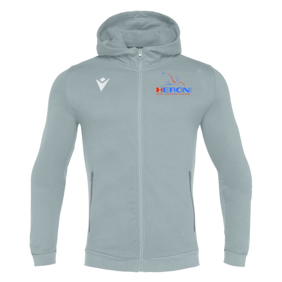 Macron Felpa zip e cappuccio grey | Immagine 1