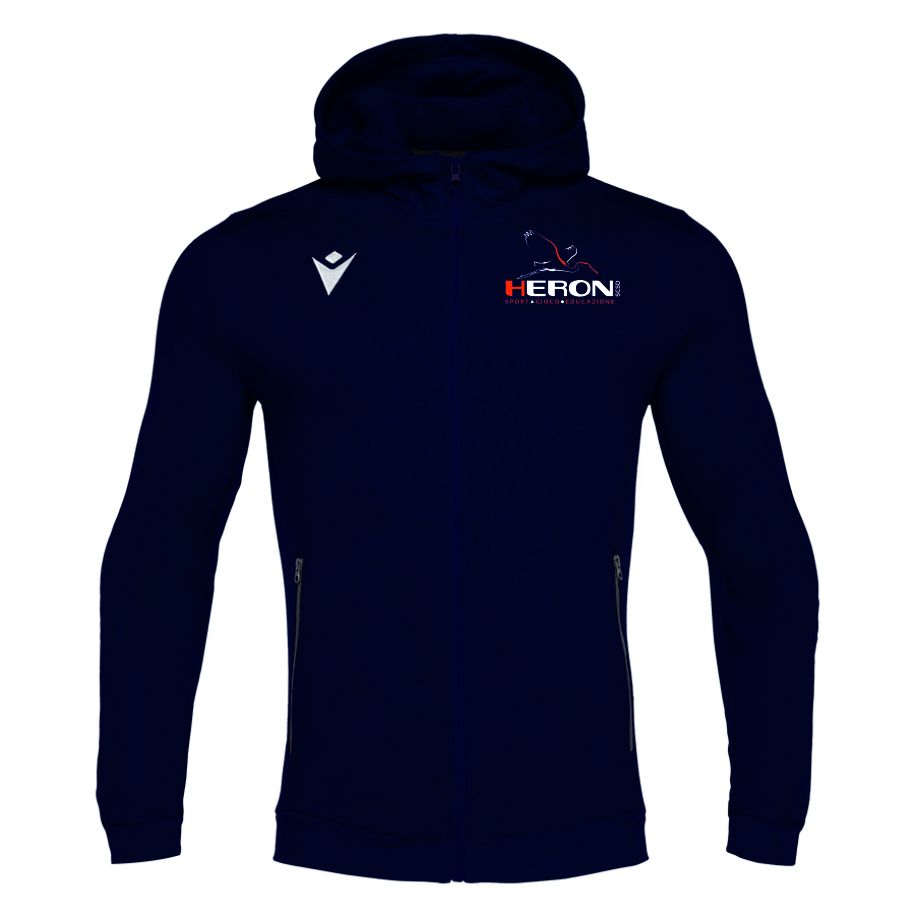 Macron Felpa zip e cappuccio navy | Immagine 1