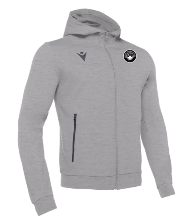 Macron Veste à capuche homme cello anthracite avec logo brodé | Image 1