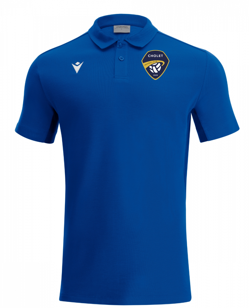 Macron Polo coton clarinet bleu roi logo s | Image 1