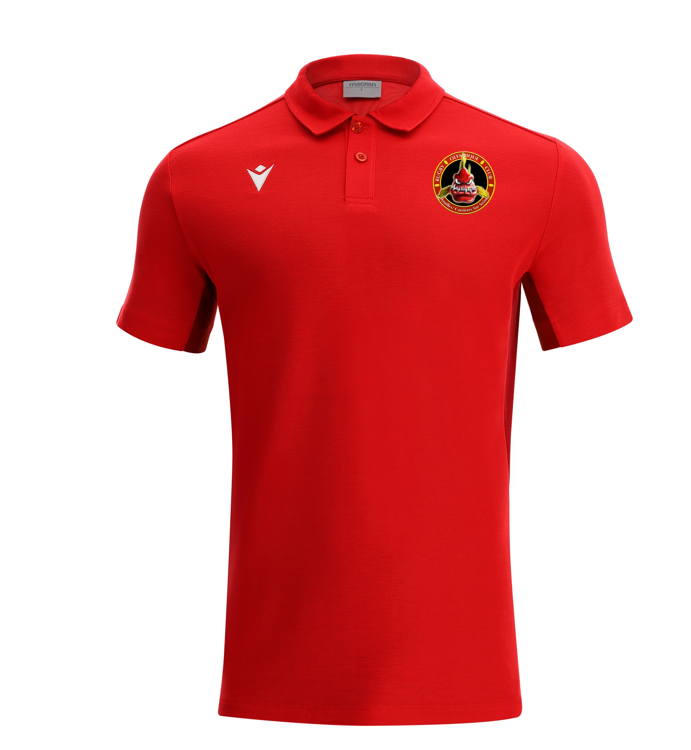Macron Clarinet polo rouge - logoté | Image 1