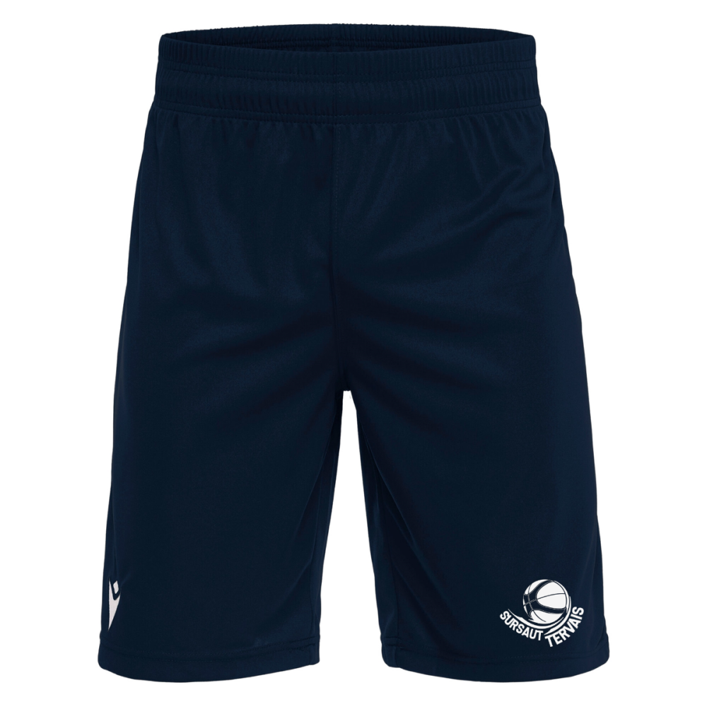 Macron Short curium navy logo sérigraphié | Image 1