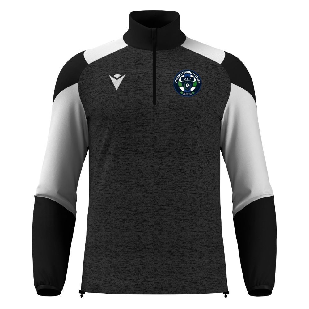 Macron Cuzco 1/4 zip maillot blk/wht | Image 1