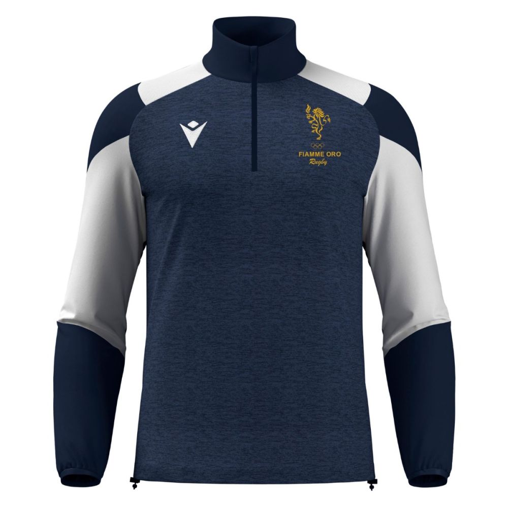 Macron Felpa training  1/4 zip nav-wht | Immagine 1