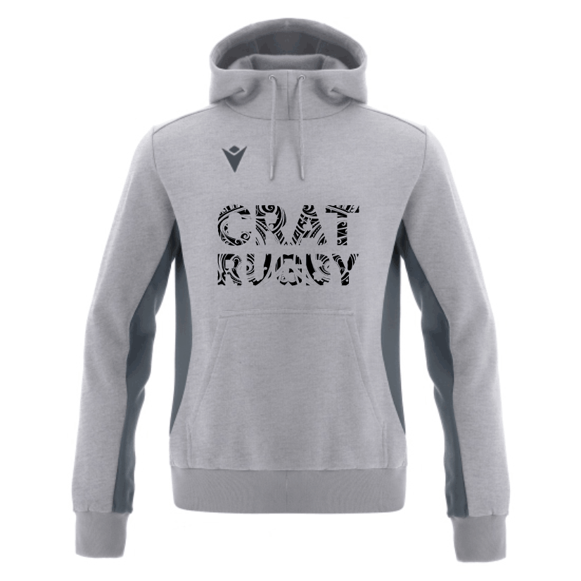 Macron Sudadera capucha gruesa gris | Imagen 1