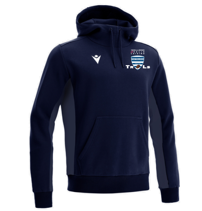 Macron Sweat-shirt épais dance navy, logo brodé | Image 1