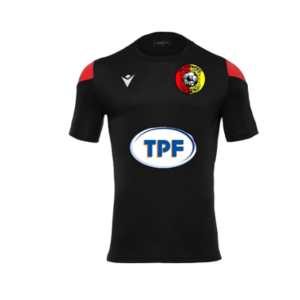 Macron Polis maillot noir / rouge tpf | Image 1