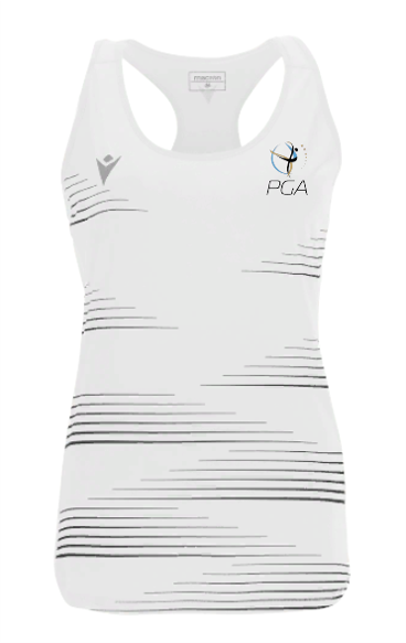Macron Dolly ladies singlet white | Image 1