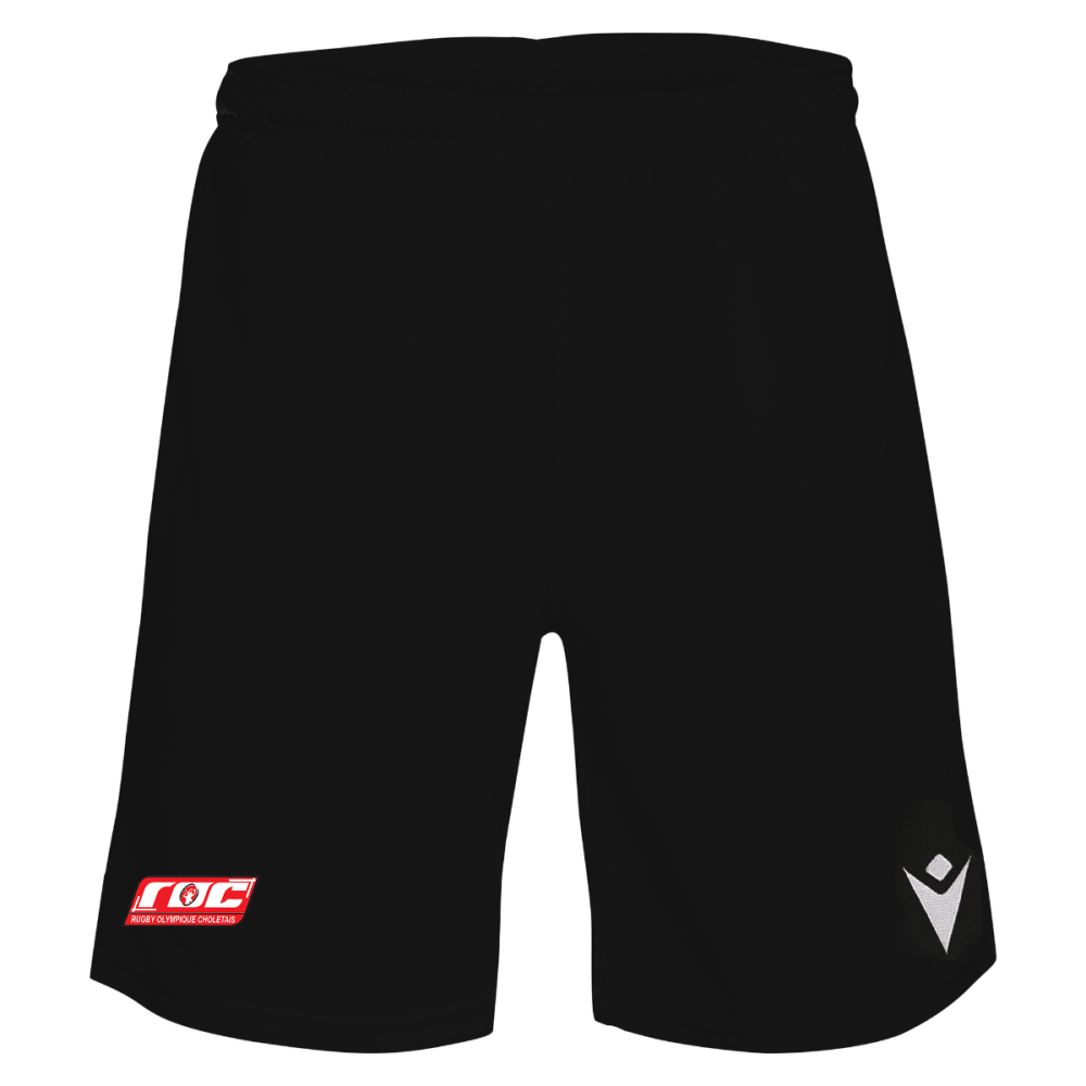 Macron Bermuda draco hero noir logo roc sérigraphié | Image 1