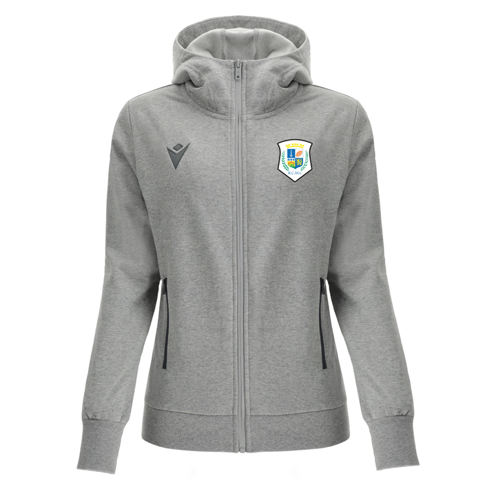 Macron Veste drum femme full zip gris - logoté | Image 1