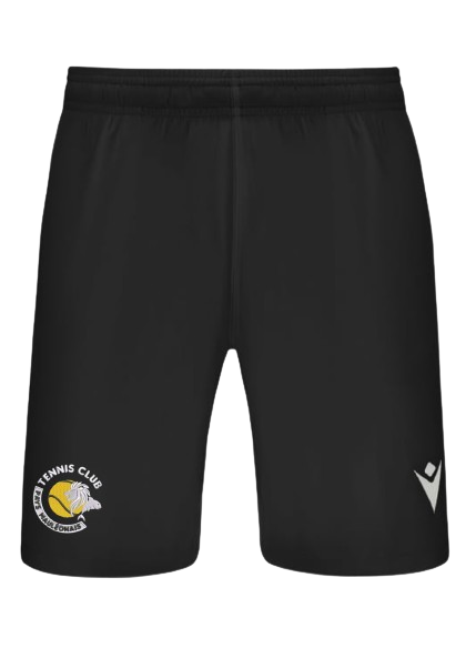 Macron Short elm noir avec poches, logo floqué | Image 1