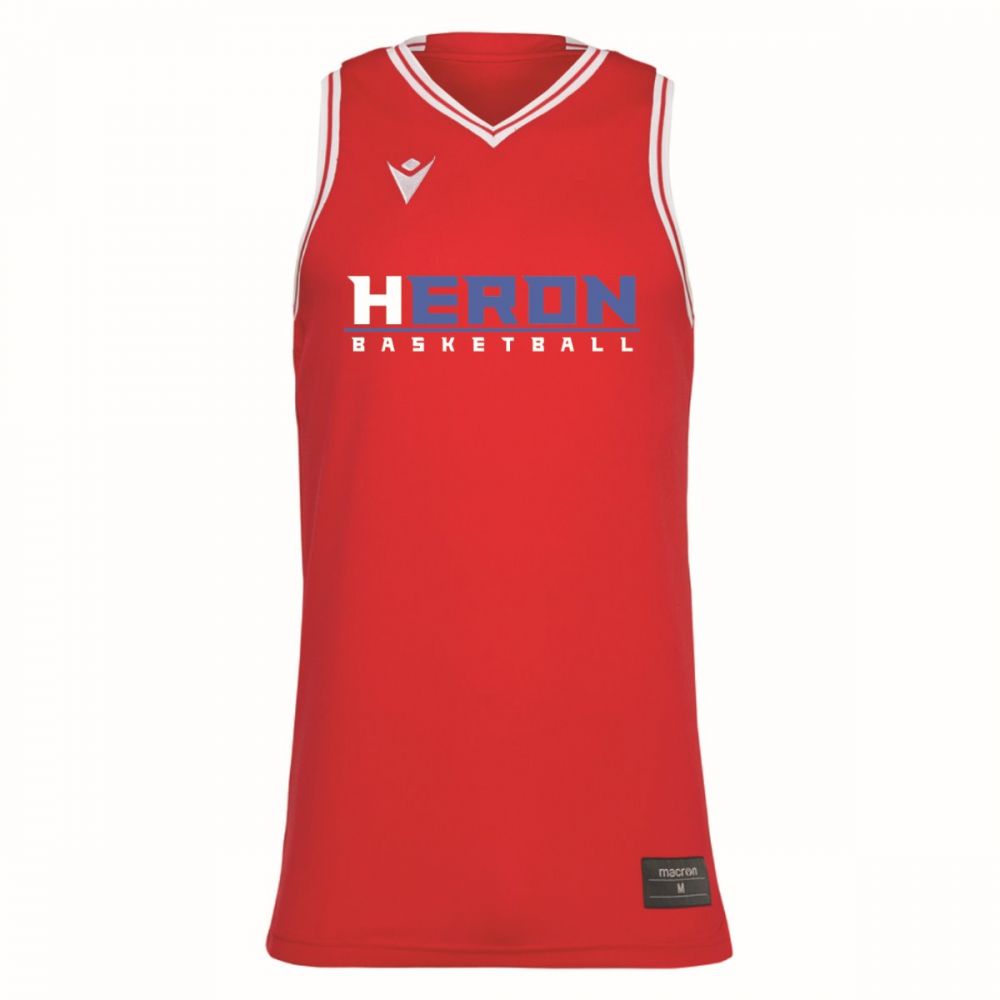 Macron Canotta basket red / white | Immagine 1