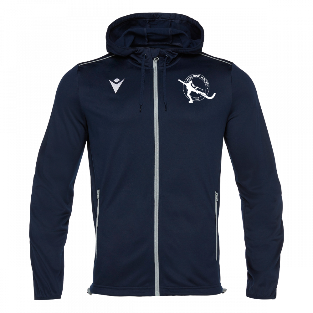 Macron Veste capuche freyr navy logo brodé | Image 1