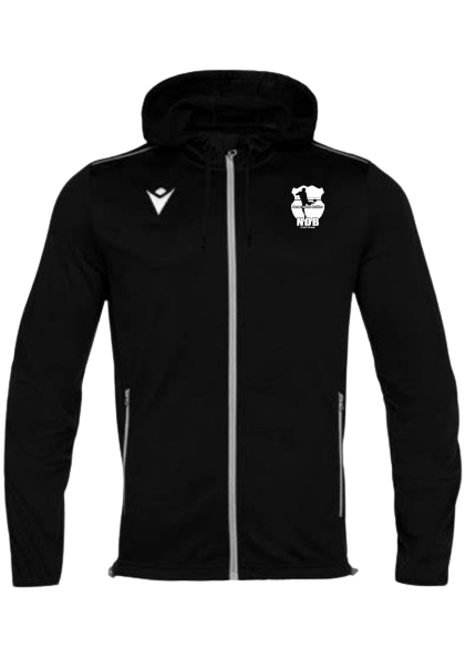 Macron Veste à capuche freyr noire logo brodé | Image 1