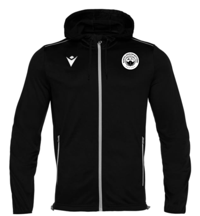 Macron Veste freyr homme noire de sortie avec logo brodé | Image 1