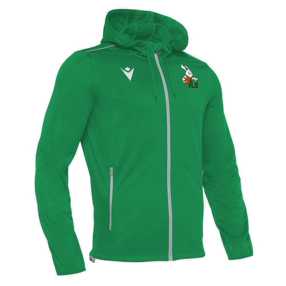 Macron Veste zippée freyr verte, logo floqué | Image 1