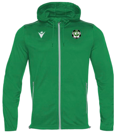 Macron Veste capuche freyr verte logo brodé | Image 1