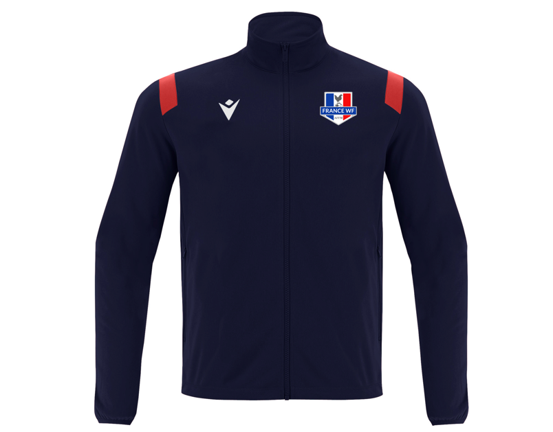 Macron Fujin bleu marine/rouge logo sérigraphié | Image 1