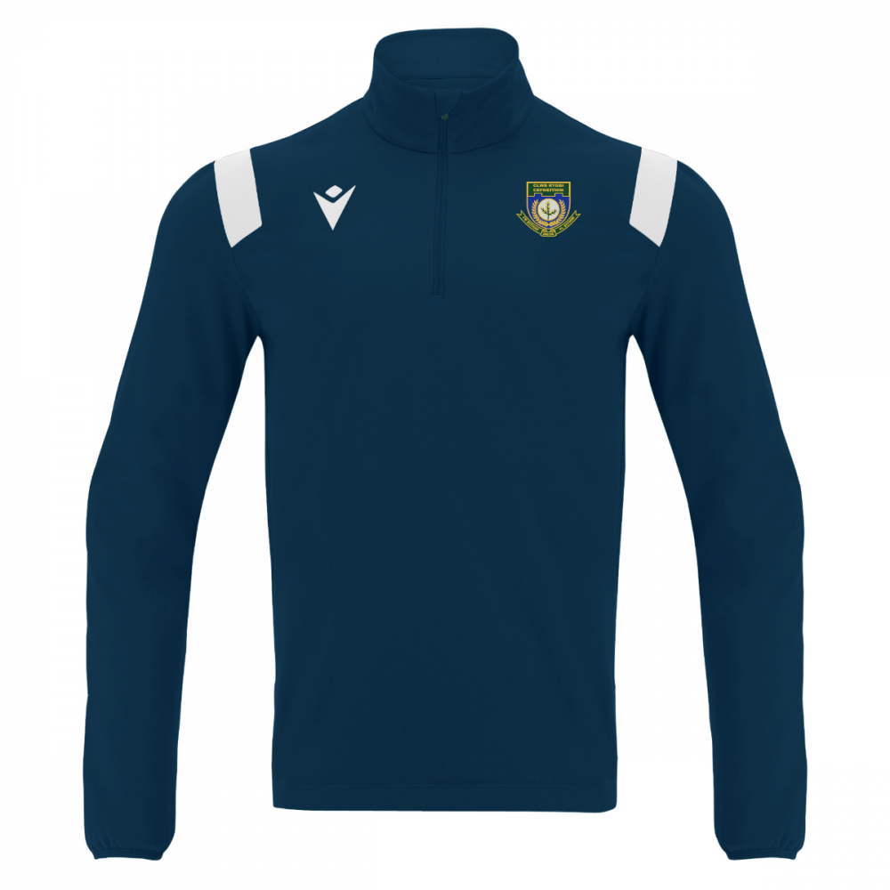 Macron Gange 1/4 zip top nav/wht jr | Image 1