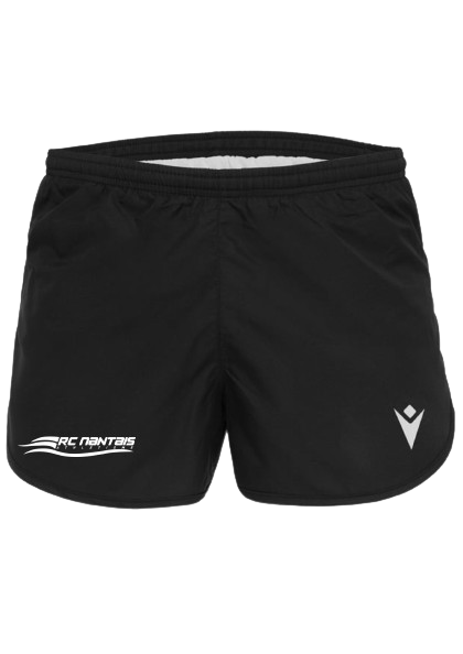 Macron Short homme gaston hero noir logo floqué | Image 1