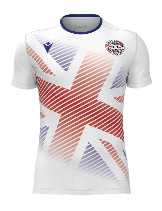 Macron Gb deaf football shirt womens home | Image 1