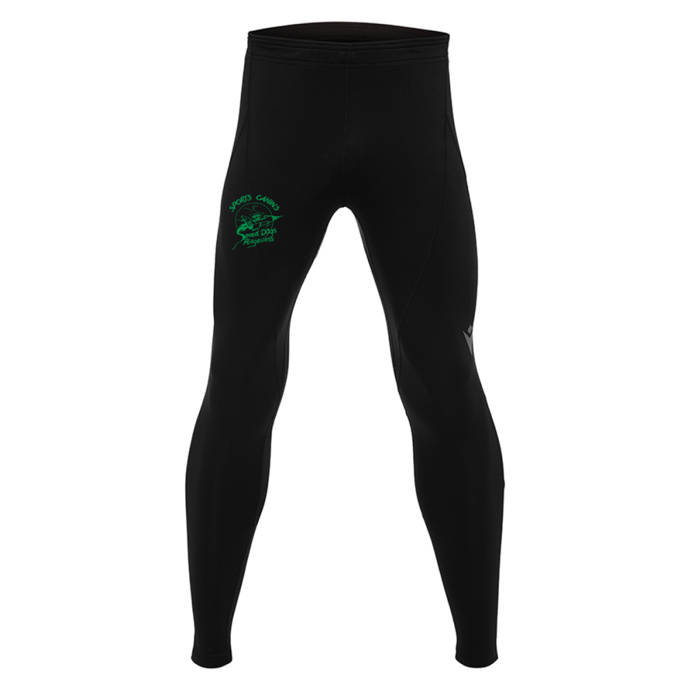 Macron Legging homme gila noir logo sérigraphié | Image 1