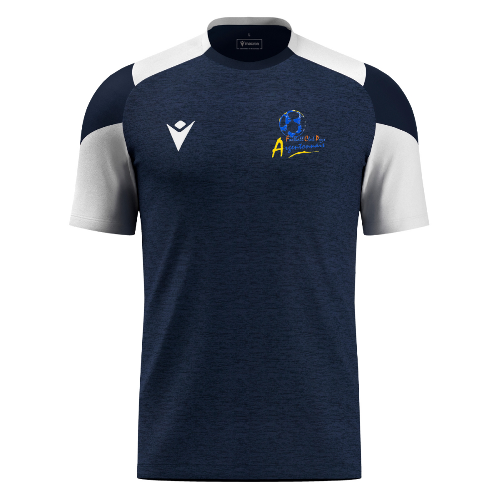 Macron Maillot pro golem navy/blanc logo sérigraphié | Image 1