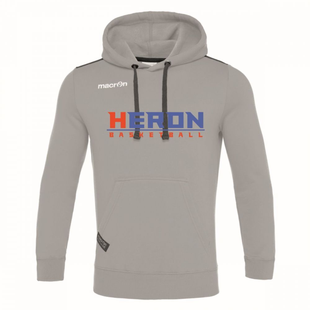 Macron Felpa cappuccio grey | Immagine 1