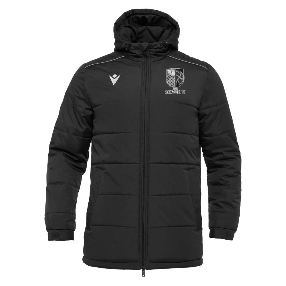 Macron Parka gyor noir logo sérigraphié | Image 1
