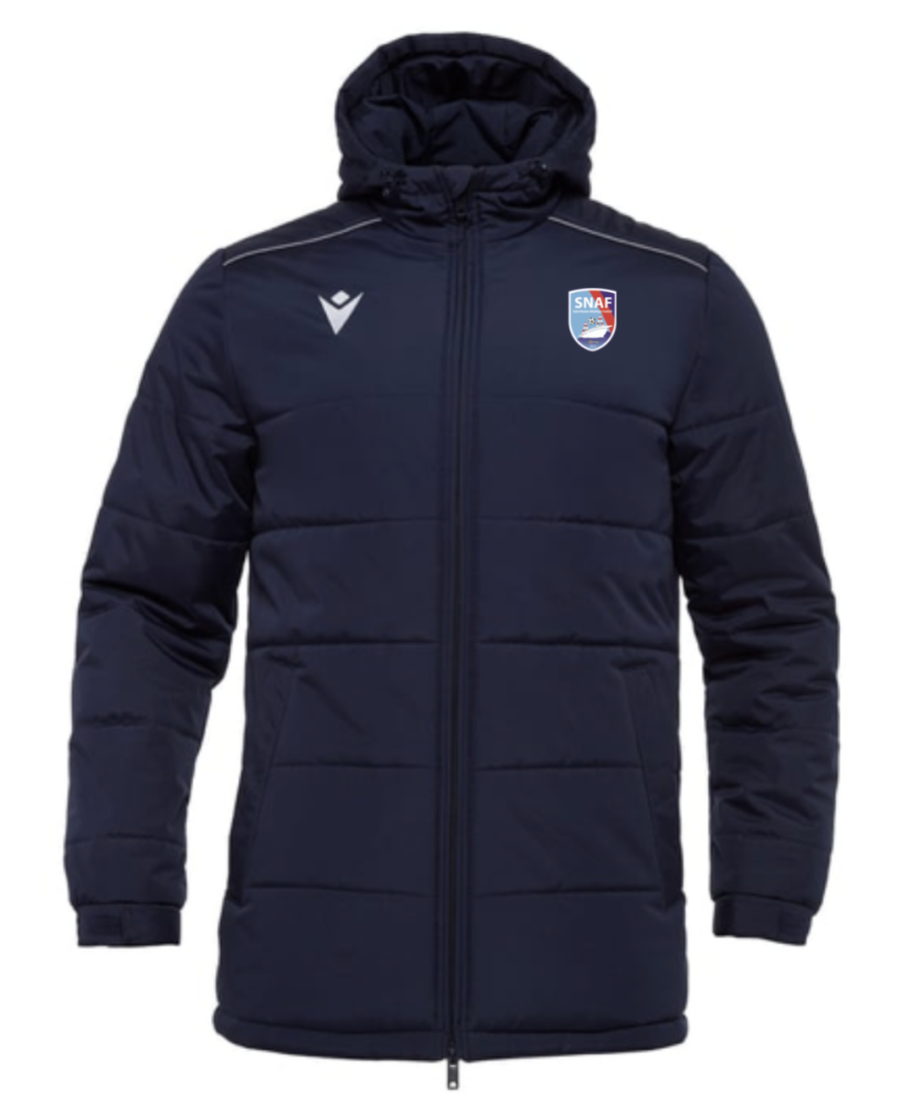 Macron Parka coach gyor navy avec logo brodé | Image 1