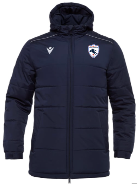 Macron Parka gyor navy avec logo brodé | Image 1