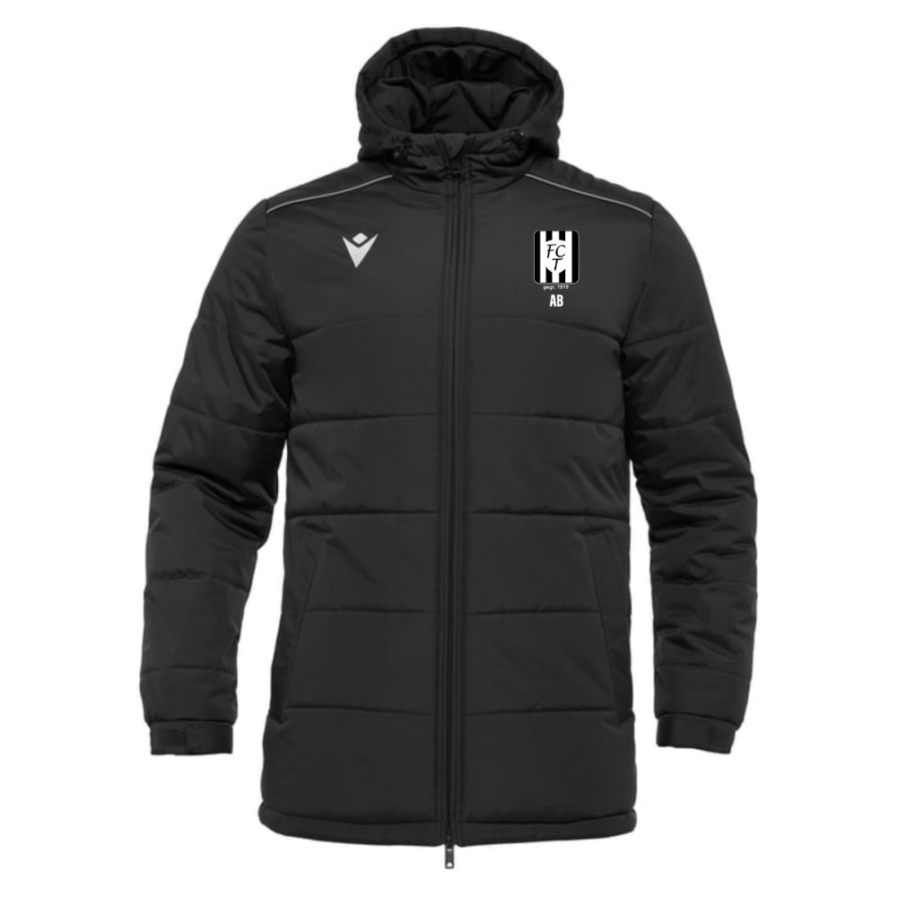 Macron Gyor stadionjacke schwarz | Bild 1