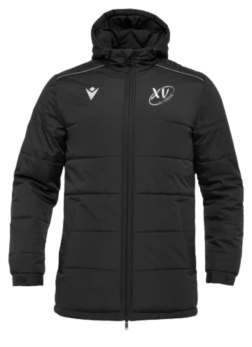 Macron Parka gyor noire avec logo brodé | Image 1