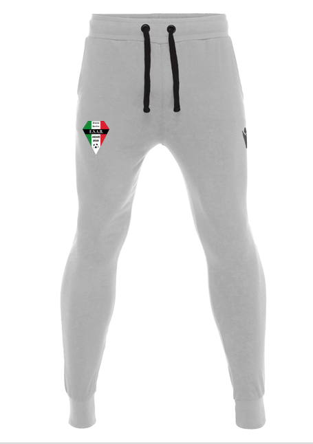 Macron Pantalon coton harp gris logo brodé | Image 1