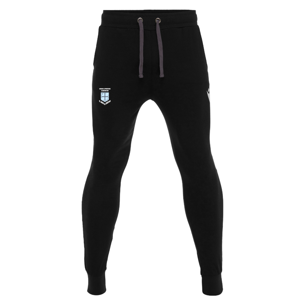 Macron Pantalon coton harp noir logo brodé | Image 1