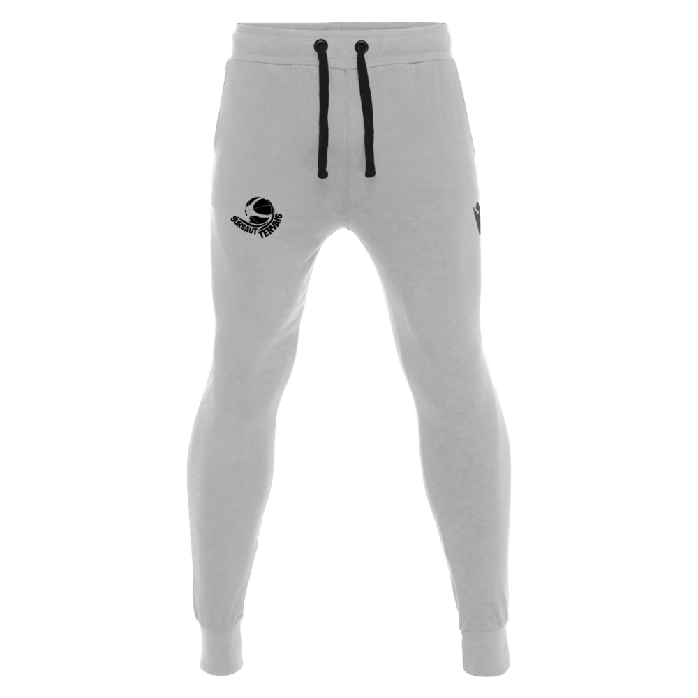 Macron Pantalon coton harp gris logo brodé | Image 1