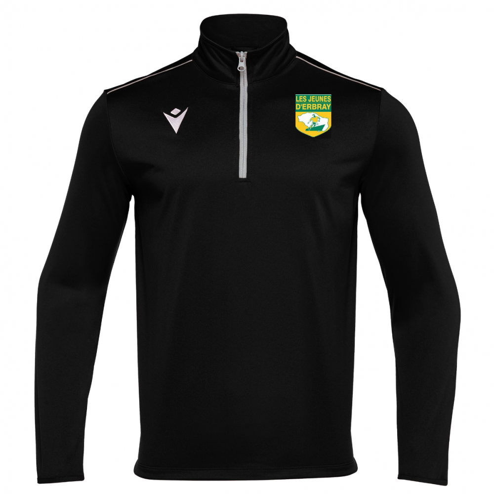 Macron Sweat 1/4 zip havel noir. boutique jeunes. | Image 1