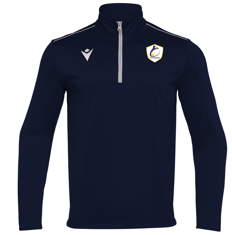 Macron Sweat 1/4 de zip havel marine - logoté | Image 1