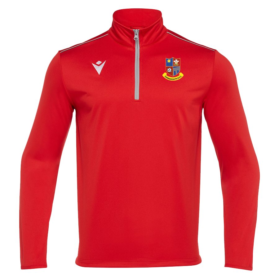 Macron Havel 1/4 zip top red jr | Image 1