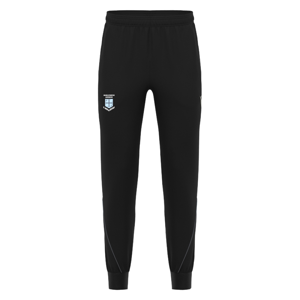 Macron Pantalon heracles noir logo brodé | Image 1